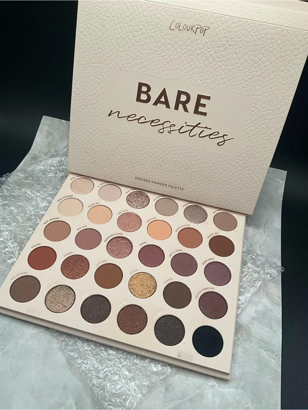 ColourPop Bare Necessities Neutral Eyeshadow Palette — Nude, Brown, Gold Tones